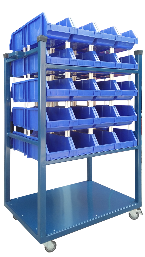 Carro organizador con gavetas